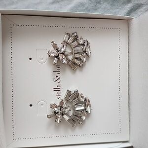 Stella & Dot Starburst Jacket Earrings